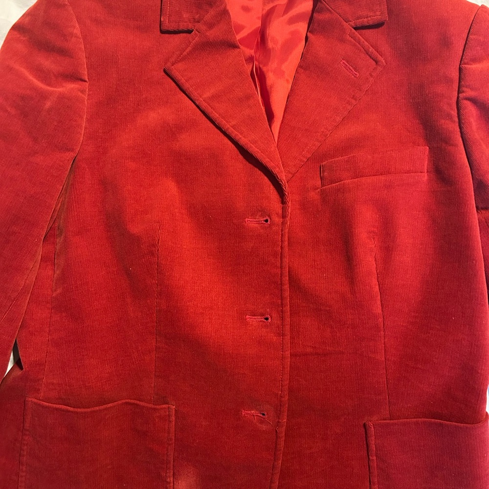 Brooks Brothers Orange Blazer Tailored Suit Jacket